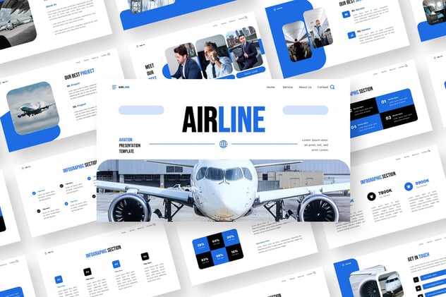 航空公司keynote模板 - PPT派 航空公司keynote模板 - PPT派