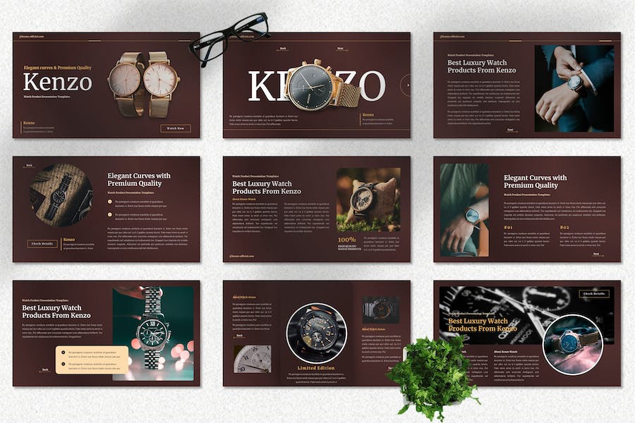 手表产品展示推介销售Keynote模板 - PPT派