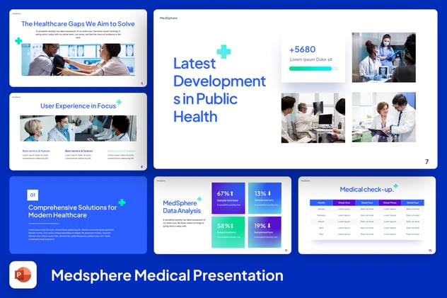 医疗医学诊断治疗研究PPT模板 - PPT派