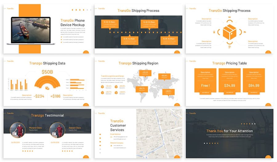 TRANZGO-物流-PowerPoint-模板 - PPT派 TRANZGO-物流-PowerPoint-模板 - PPT派