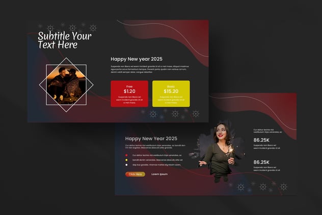 新年快乐派对活动策划keynote模板 - PPT派 新年快乐派对活动策划keynote模板 - PPT派