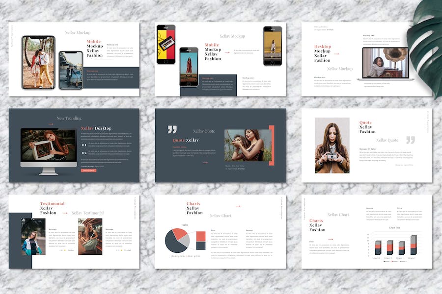 时尚服装品牌潮流趋势Keynote模板 - PPT派 时尚服装品牌潮流趋势Keynote模板 - PPT派