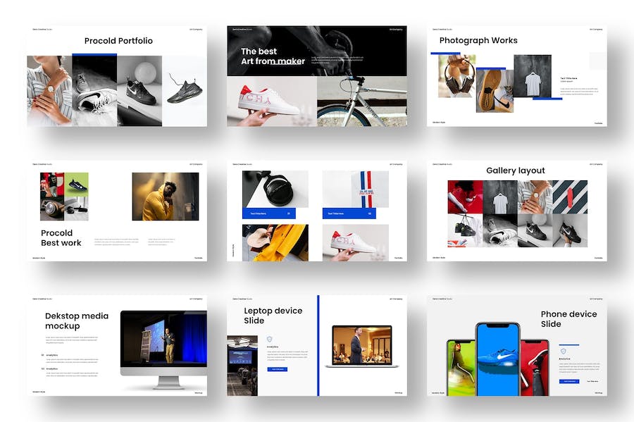 蓝色商务企业业务管理方案Keynote模板 - PPT派
