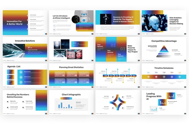人工智能PowerPoint模板 - PPT派 人工智能PowerPoint模板 - PPT派