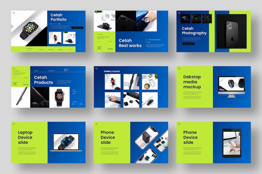 蓝绿商务产品展示PowerPoint模板 - PPT派 蓝绿商务产品展示PowerPoint模板 - PPT派