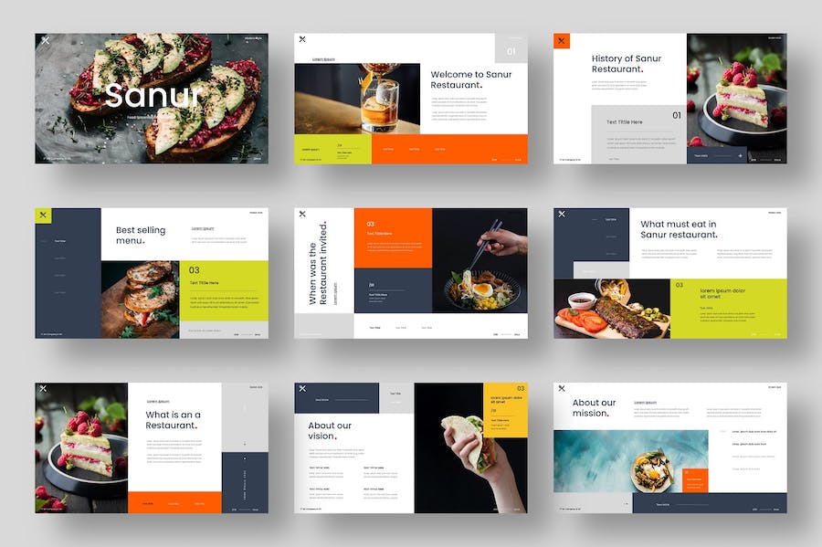餐饮美食加工制造keynote模板 - PPT派 餐饮美食加工制造keynote模板 - PPT派