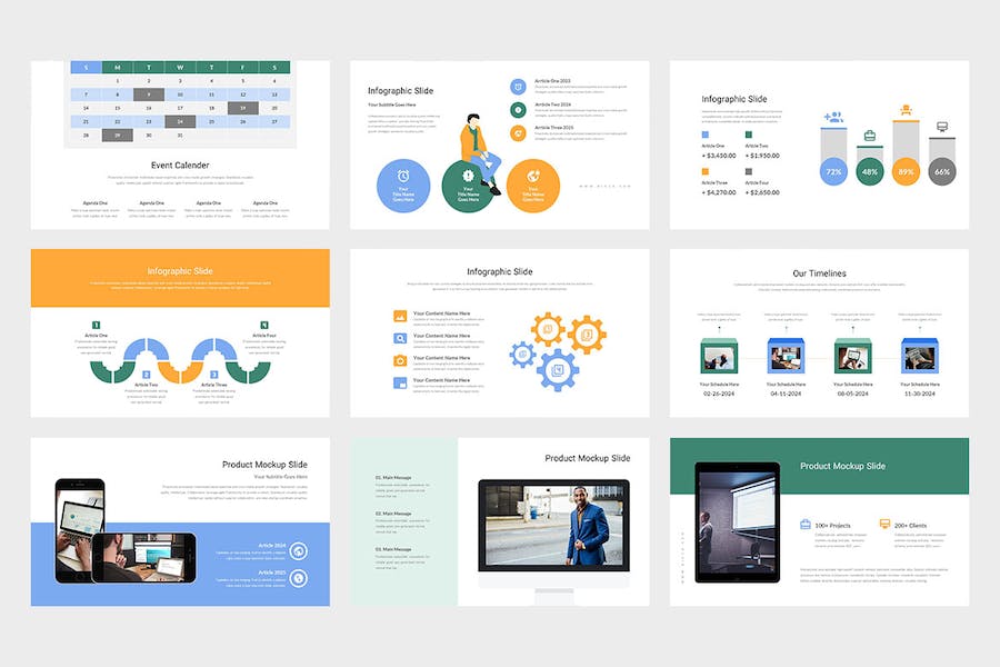 高级年度报告主题Keynote模板 - PPT派