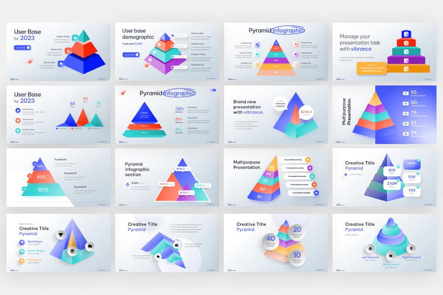 金字塔-信息图片-PowerPoint-模板 - PPT派 金字塔-信息图片-PowerPoint-模板 - PPT派