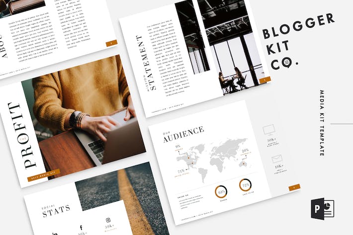 财经新闻媒体报纸排版PPT模板 - PPT派