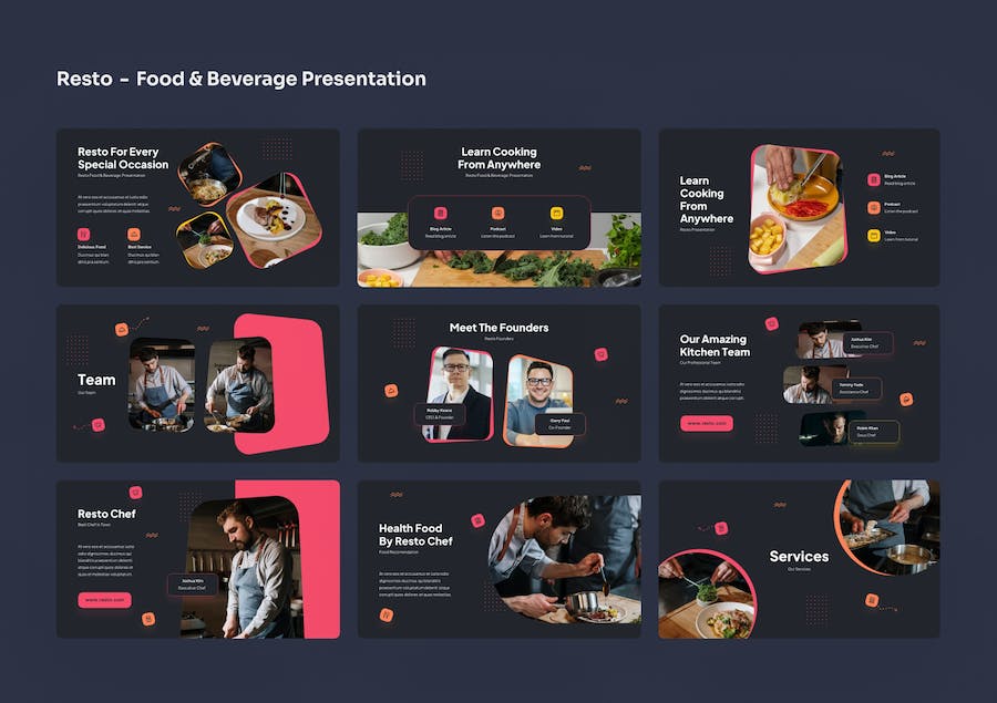 餐饮食品行业运营管理讲座Keynote模板 - PPT派 餐饮食品行业运营管理讲座Keynote模板 - PPT派