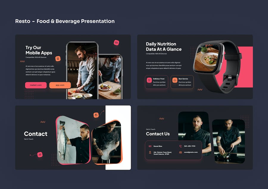 餐饮食品行业运营管理讲座Keynote模板 - PPT派 餐饮食品行业运营管理讲座Keynote模板 - PPT派