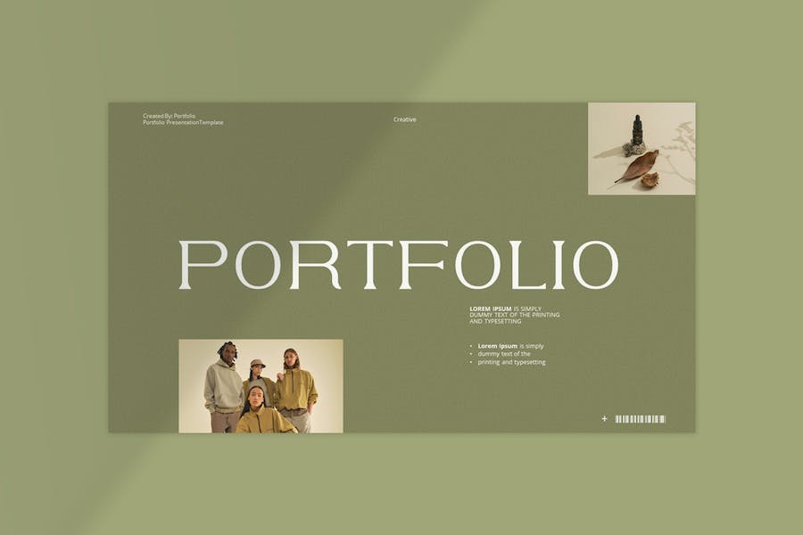 设计作品集项目展示文件夹PPT模板 - PPT派 设计作品集项目展示文件夹PPT模板 - PPT派