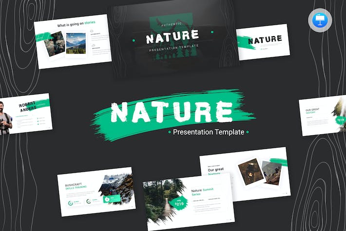 大自然环境动植物介绍展示keynote模板 - PPT派