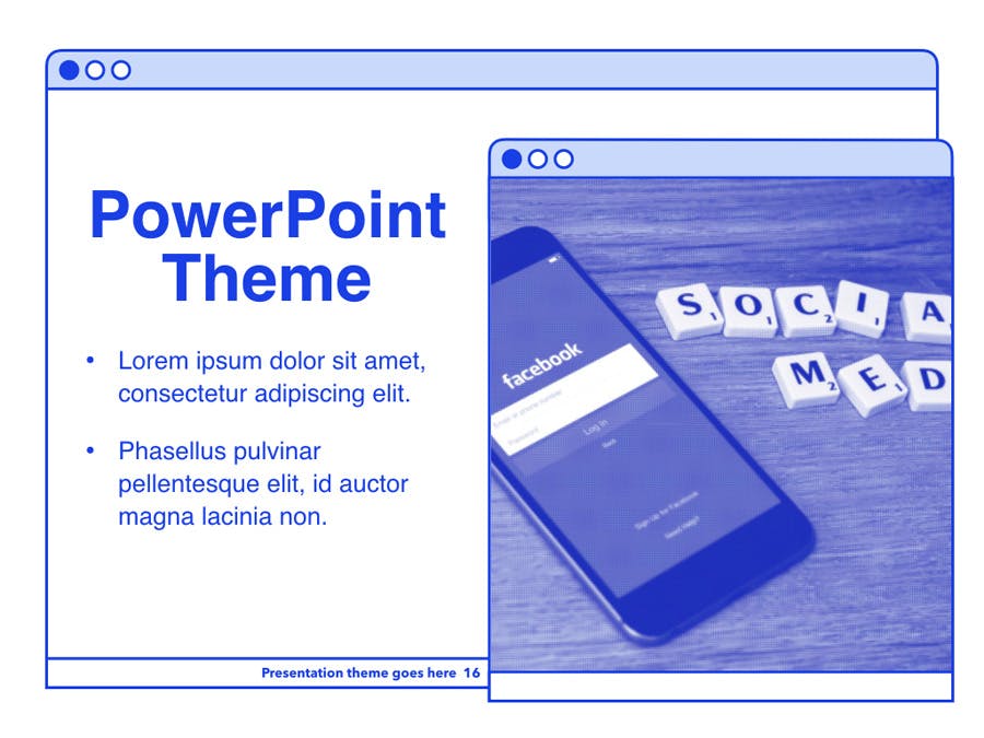 4:3尺寸社交媒体指南PowerPoint模板 - PPT派 4:3尺寸社交媒体指南PowerPoint模板 - PPT派