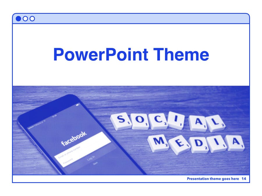 4:3尺寸社交媒体指南PowerPoint模板 - PPT派 4:3尺寸社交媒体指南PowerPoint模板 - PPT派