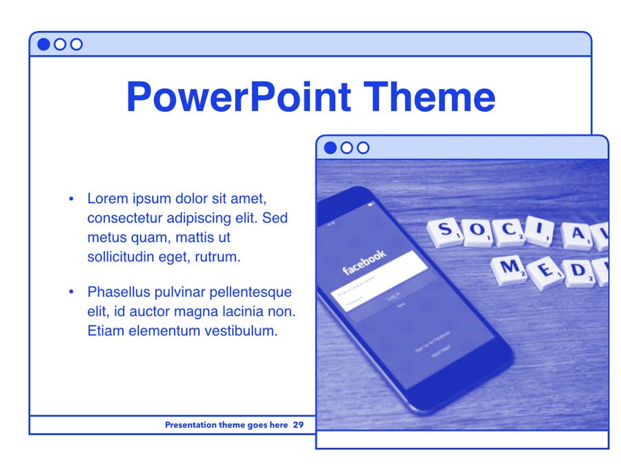 4:3尺寸社交媒体指南PowerPoint模板 - PPT派 4:3尺寸社交媒体指南PowerPoint模板 - PPT派
