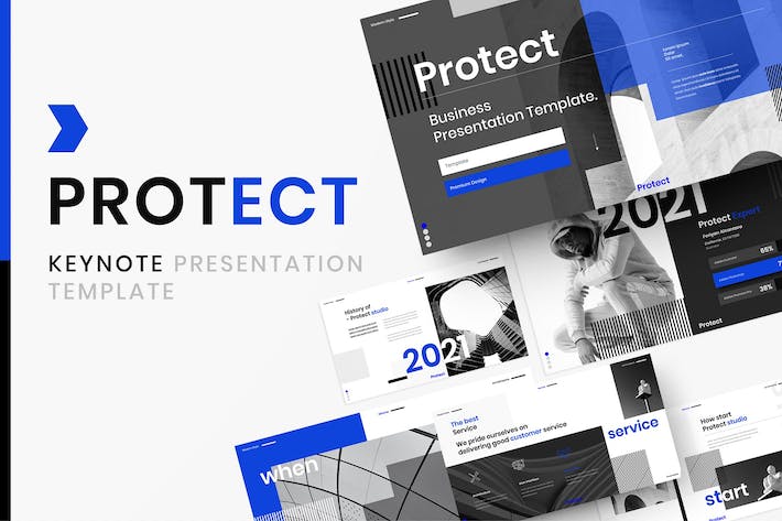 业务保护类展示Keynote模板 - PPT派