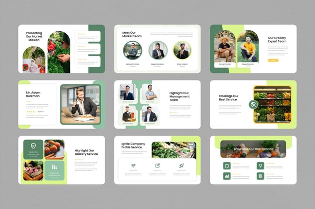 蔬菜水果杂货店行业分析keynote模板 - PPT派 蔬菜水果杂货店行业分析keynote模板 - PPT派