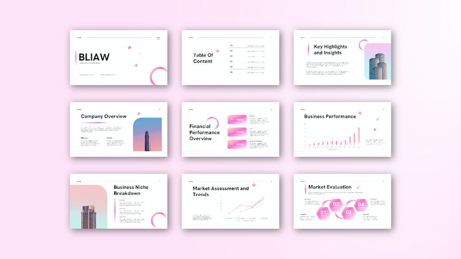 业务展示年度报告Keynote模板 - PPT派