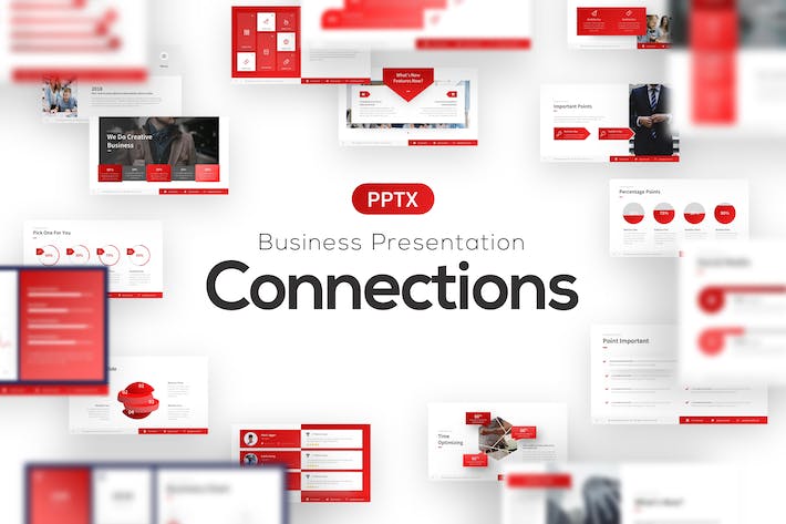 公司业务对接合作PowerPoint模板 - PPT派