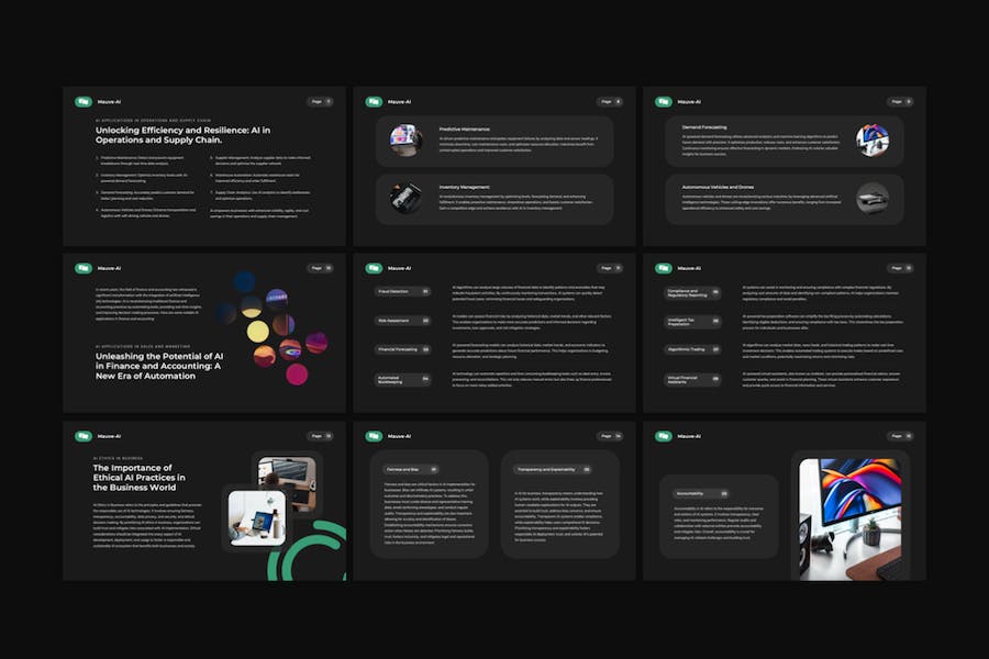 人工智能科技发展趋势分析Keynote模板 - PPT派 人工智能科技发展趋势分析Keynote模板 - PPT派