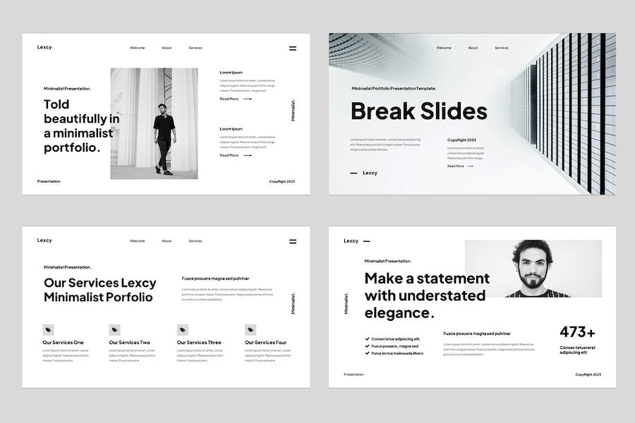 极简商业投资组合讲述展示PPT模板 - PPT派 极简商业投资组合讲述展示PPT模板 - PPT派
