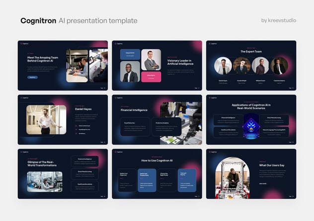 AI科技人工智能PowerPoint模板 - PPT派 AI科技人工智能PowerPoint模板 - PPT派