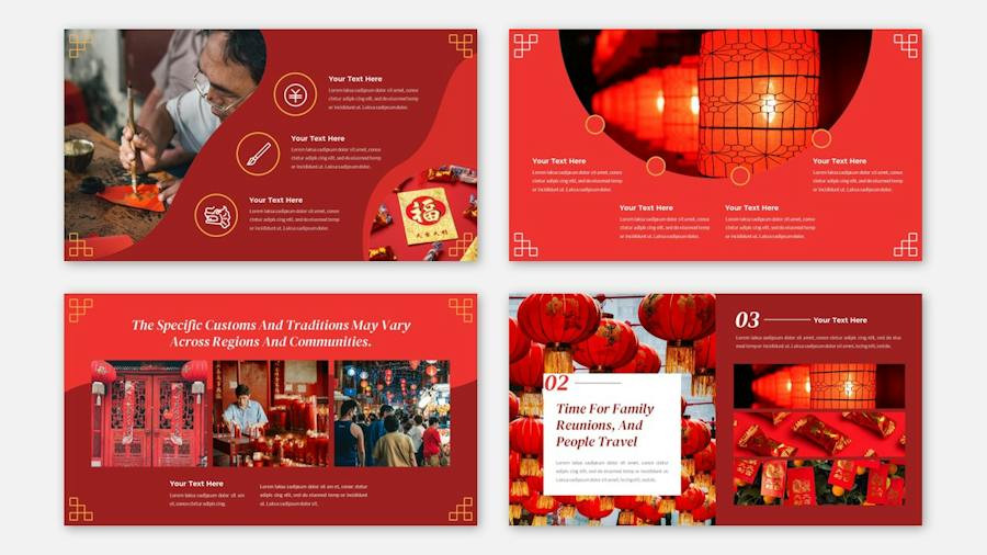 中国新年节日庆祝文化传播keynote模板 - PPT派 中国新年节日庆祝文化传播keynote模板 - PPT派
