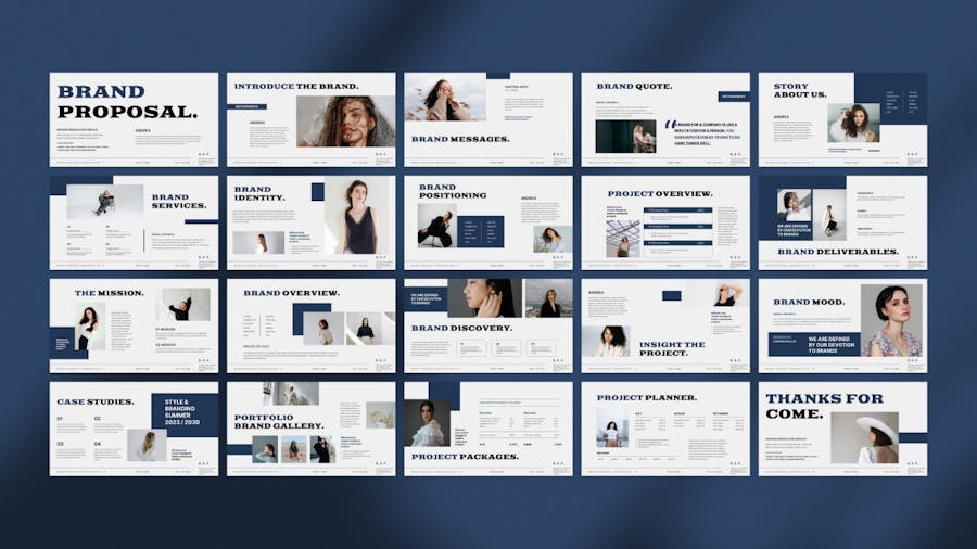 品牌形象设计策划Keynote模板 - PPT派 品牌形象设计策划Keynote模板 - PPT派