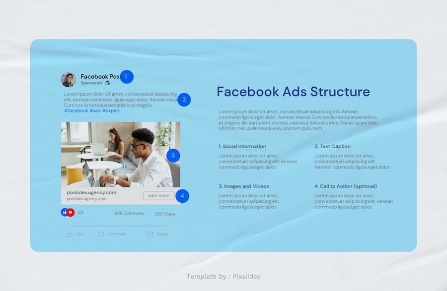 Facebook社交媒体数据分析PPT模板 - PPT派 Facebook社交媒体数据分析PPT模板 - PPT派