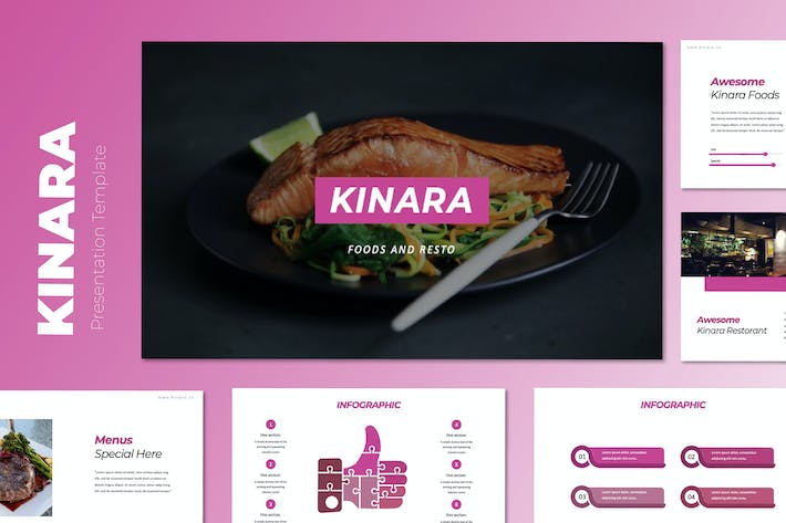 食品美食行业分析报告keynote模板 - PPT派