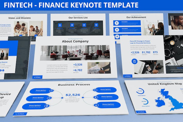 金融科技行业keynote模板 - PPT派