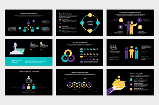 商务信息图形keynote模板 - PPT派 商务信息图形keynote模板 - PPT派
