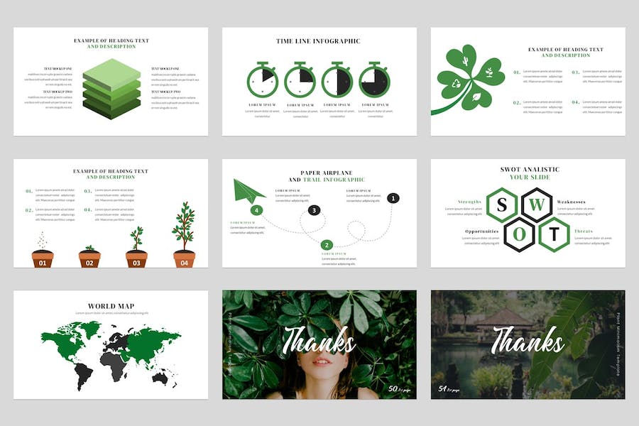 农业环保绿色植物极简自然宣传Keynote模板 - PPT派 农业环保绿色植物极简自然宣传Keynote模板 - PPT派
