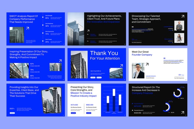 高端企业形象多维度展示公司简介PPT模板 - PPT派 高端企业形象多维度展示公司简介PPT模板 - PPT派