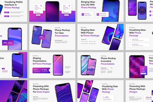 手机产品原型App界面设计Keynote模板 - PPT派 手机产品原型App界面设计Keynote模板 - PPT派