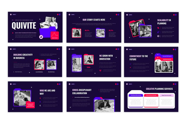 创意商业计划PowerPoint模板 - PPT派 创意商业计划PowerPoint模板 - PPT派