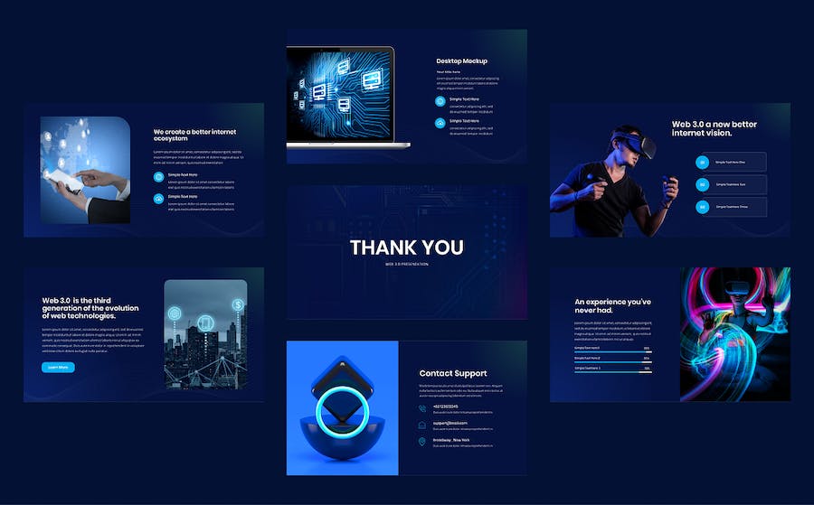 Web3.0区块链去中心化PPT模板 - PPT派 Web3.0区块链去中心化PPT模板 - PPT派