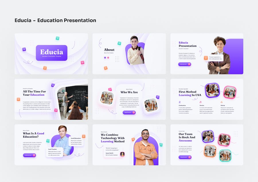 教育课程设计教学方案讲述Keynote模板 - PPT派