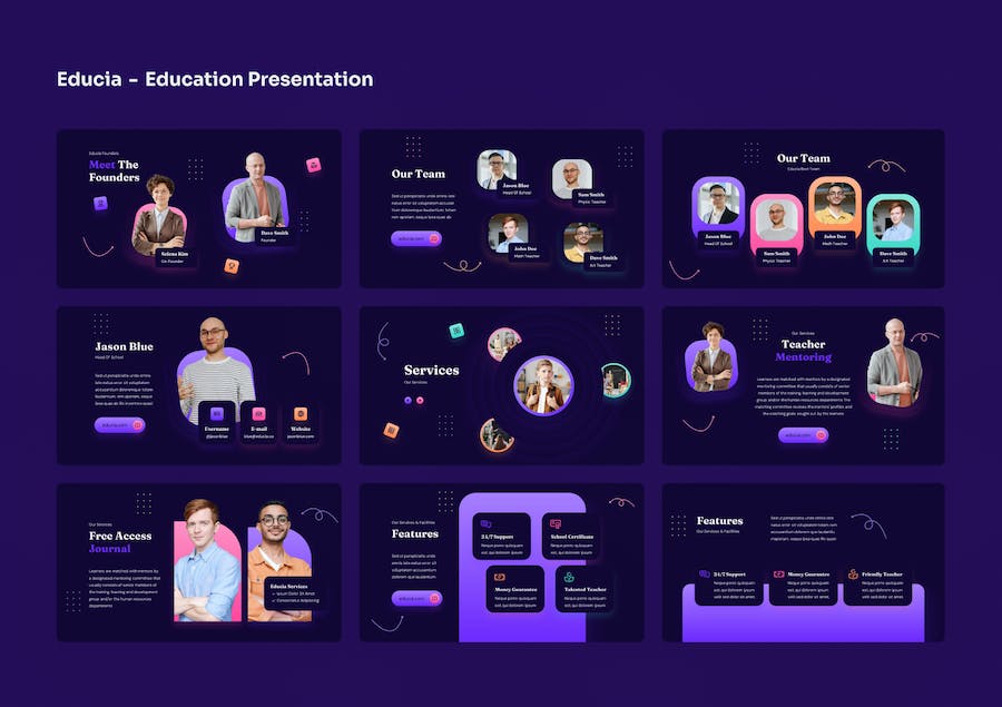 教育课程设计教学方案讲述Keynote模板 - PPT派