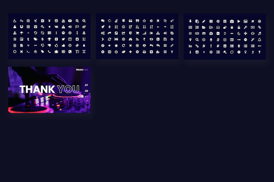 音乐制作人业务推广宣传展示Keynote模板 - PPT派 音乐制作人业务推广宣传展示Keynote模板 - PPT派