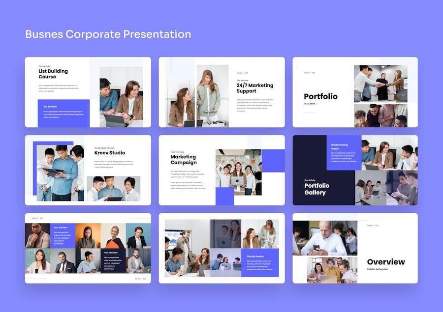 蓝紫企业公司运营管理PPT模板 - PPT派 蓝紫企业公司运营管理PPT模板 - PPT派