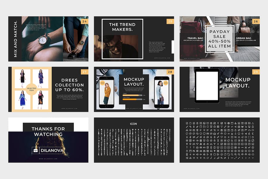 时尚服装品牌形象设计宣传推广展示PPT模板 - PPT派 时尚服装品牌形象设计宣传推广展示PPT模板 - PPT派