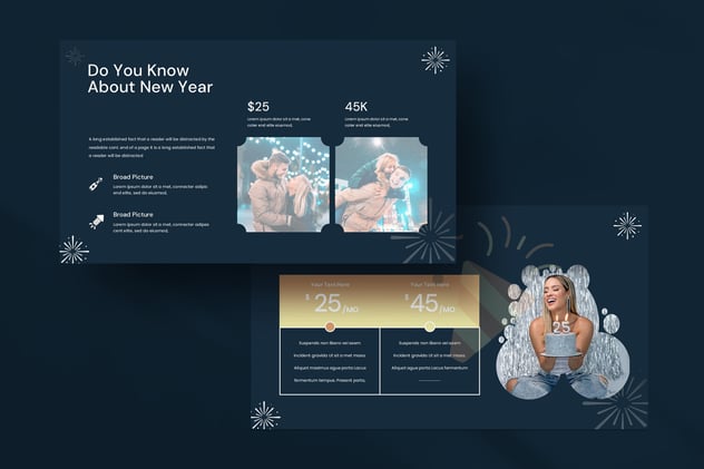 新年活动策划PowerPoint模板 - PPT派 新年活动策划PowerPoint模板 - PPT派