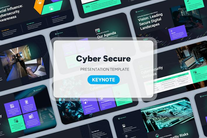 科技网络安全防护技术趋势Keynote模板 - PPT派