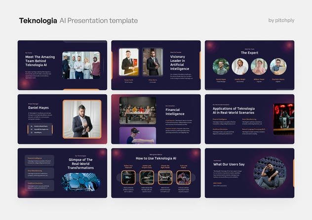 人工智能科技AI PowerPoint模板 - PPT派 人工智能科技AI PowerPoint模板 - PPT派