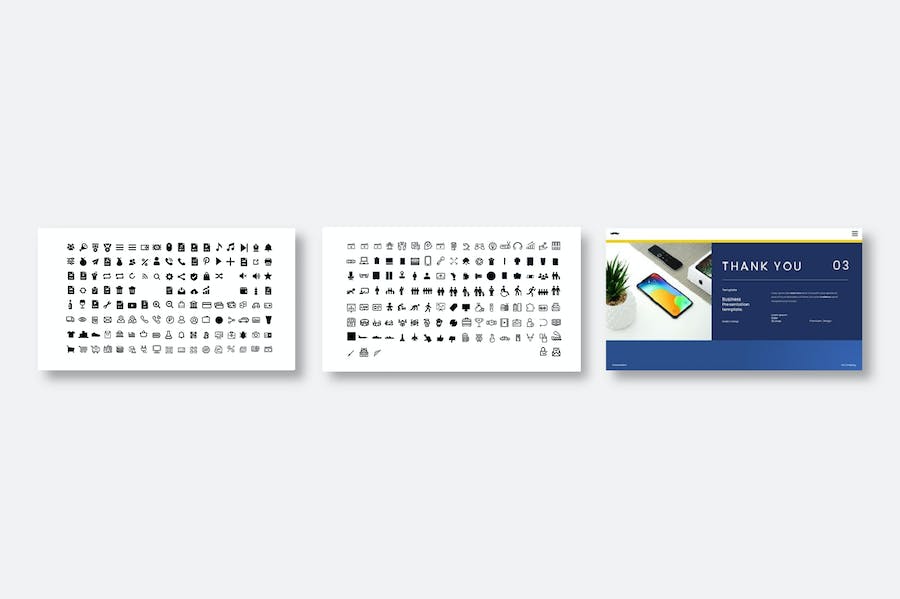 商务风设计展示PPT模板 - PPT派