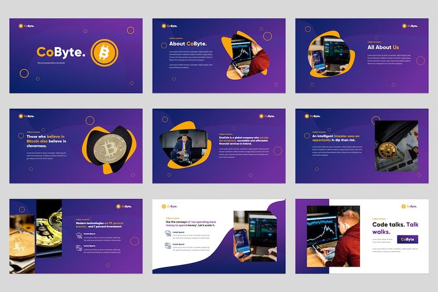 金融科技加密货币区块链技术应用PPT模板 - PPT派 金融科技加密货币区块链技术应用PPT模板 - PPT派