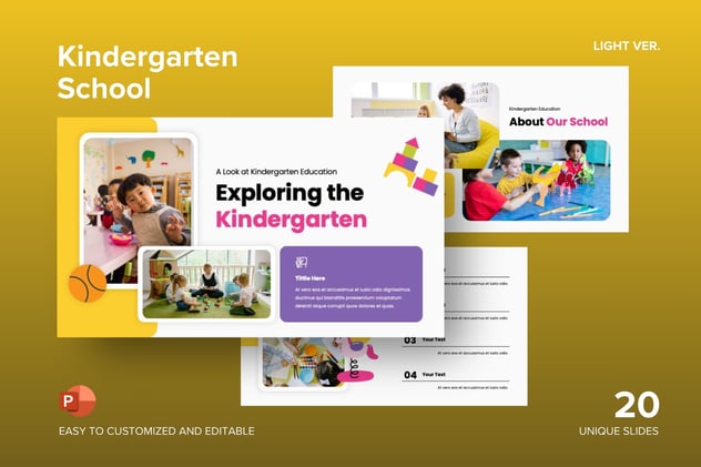 幼儿园学校品牌招生推广活动PPT模板 - PPT派 幼儿园学校品牌招生推广活动PPT模板 - PPT派