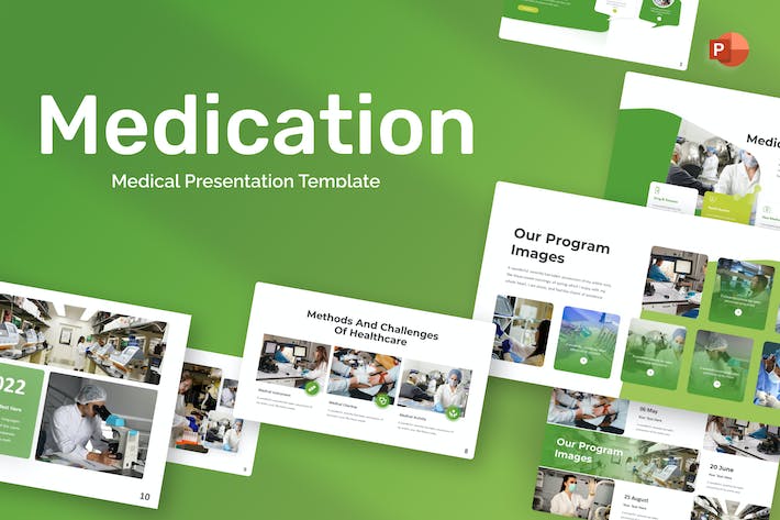 医学医疗健康药物医药行业数据分析PPT模板 - PPT派